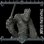 TREASURE GOLEM- Miniature Model | All Sizes | Dungeons and Dragons | Pathfinder | War Gaming