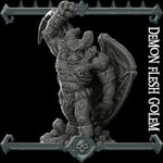 DEMON FLESH GOLEM - Miniature | All Sizes | Dungeons and Dragons | Pathfinder | War Gaming