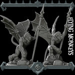 FLYING MONKEYS - Miniature | All Sizes | Dungeons and Dragons | Pathfinder | War Gaming
