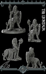 LIONTAUR - Miniature | All Sizes | Dungeons and Dragons | Pathfinder | War Gaming