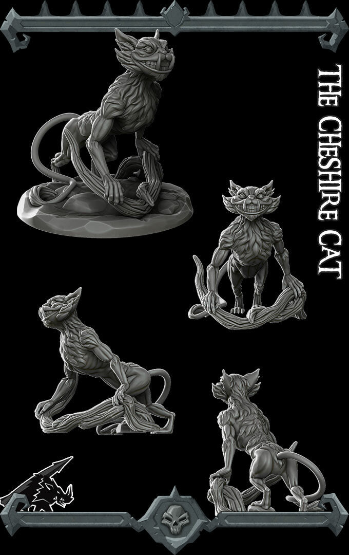 CHESHIRE CAT - Miniature Model | All Sizes | Dungeons and Dragons | Pathfinder | War Gaming