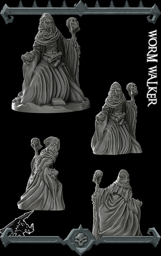 WORM WALKER - Miniature | Dungeons and dragons | Cthulhu | Pathfinder | War Gaming
