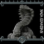 NAGA GUARDIAN - Miniature Model | Dungeons and dragons | Cthulhu | Pathfinder | War Gaming