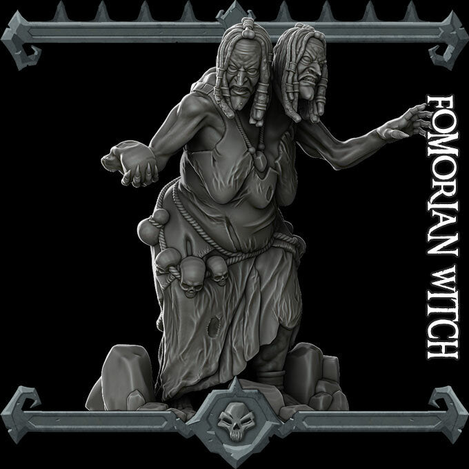 FOMORIAN WITCH - Miniature Model I Dungeons and dragons | Cthulhu | Pathfinder | War Gaming