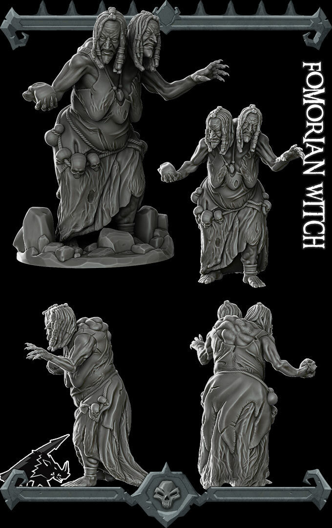 FOMORIAN WITCH - Miniature Model I Dungeons and dragons | Cthulhu | Pathfinder | War Gaming