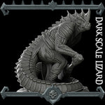 DARK SCALE LIZARD - Miniature | Dungeons and dragons | Cthulhu | Pathfinder | War Gaming