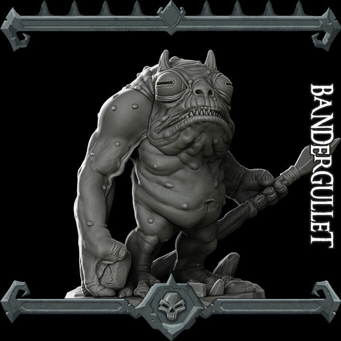 BANDERGULLET - Miniature | Dungeons and dragons | Cthulhu | Pathfinder | War Gaming