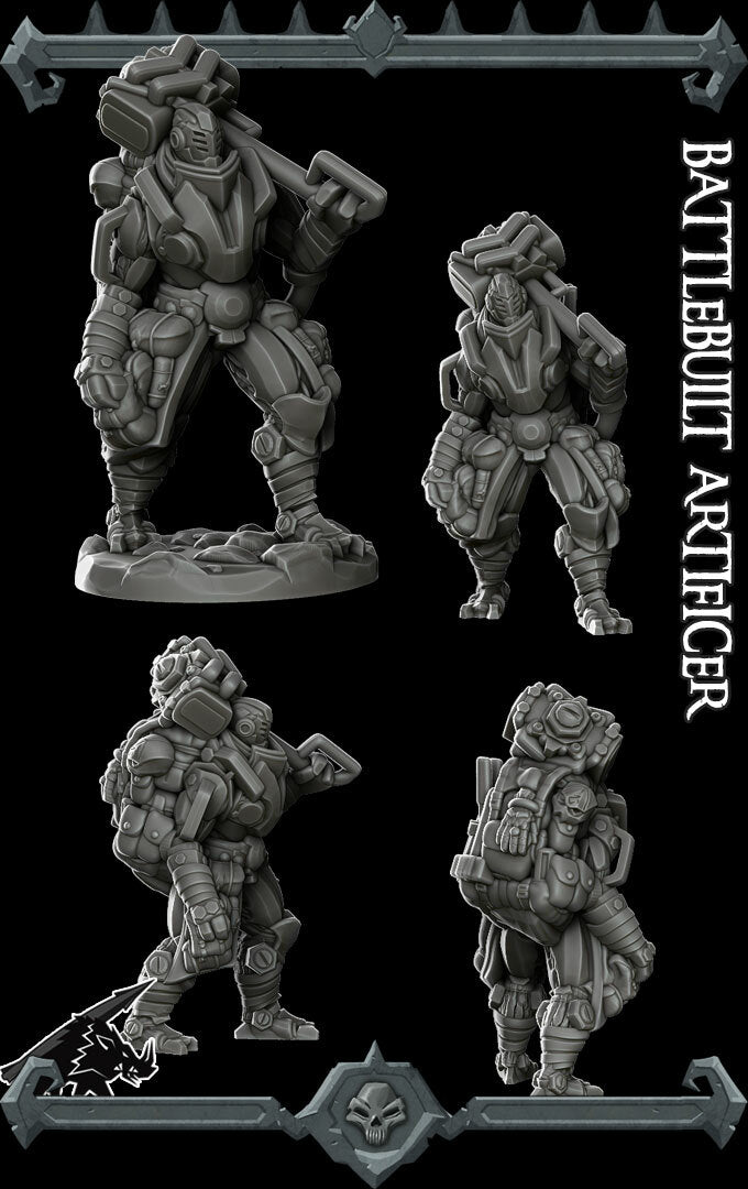BATTLEBUILT ARTIFICER - Miniature | All Sizes | Dungeons and Dragons | Pathfinder | War Gaming