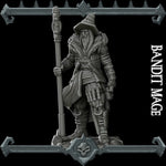 BANDIT MAGE - Miniature | All Sizes | Dungeons and Dragons | Pathfinder | War Gaming