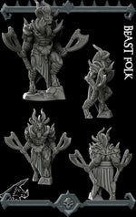 BEAST FOLK - Miniature | All Sizes | Dungeons and Dragons | Pathfinder | War Gaming