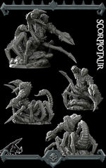 SCORPIOTAUR - Miniature | All Sizes | Dungeons and Dragons | Pathfinder | War Gaming