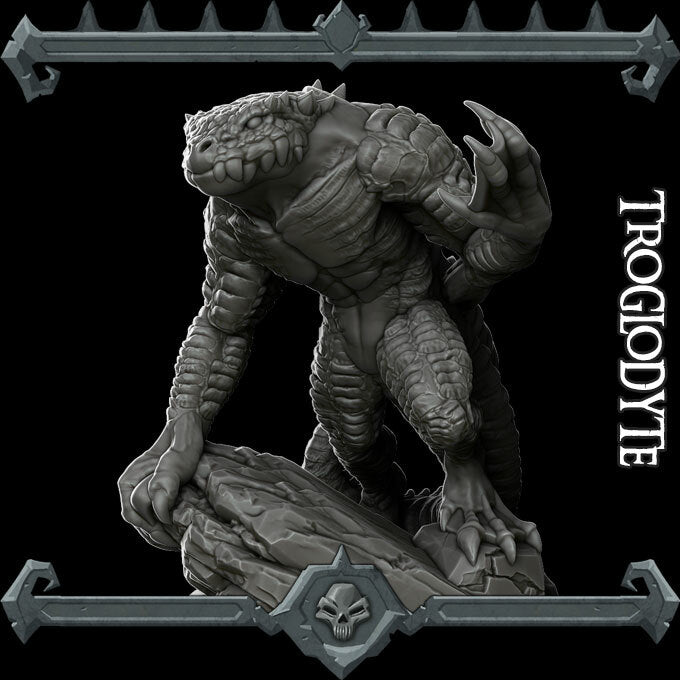 TROGLODYTE - Miniature | All Sizes | Dungeons and Dragons | Pathfinder | War Gaming