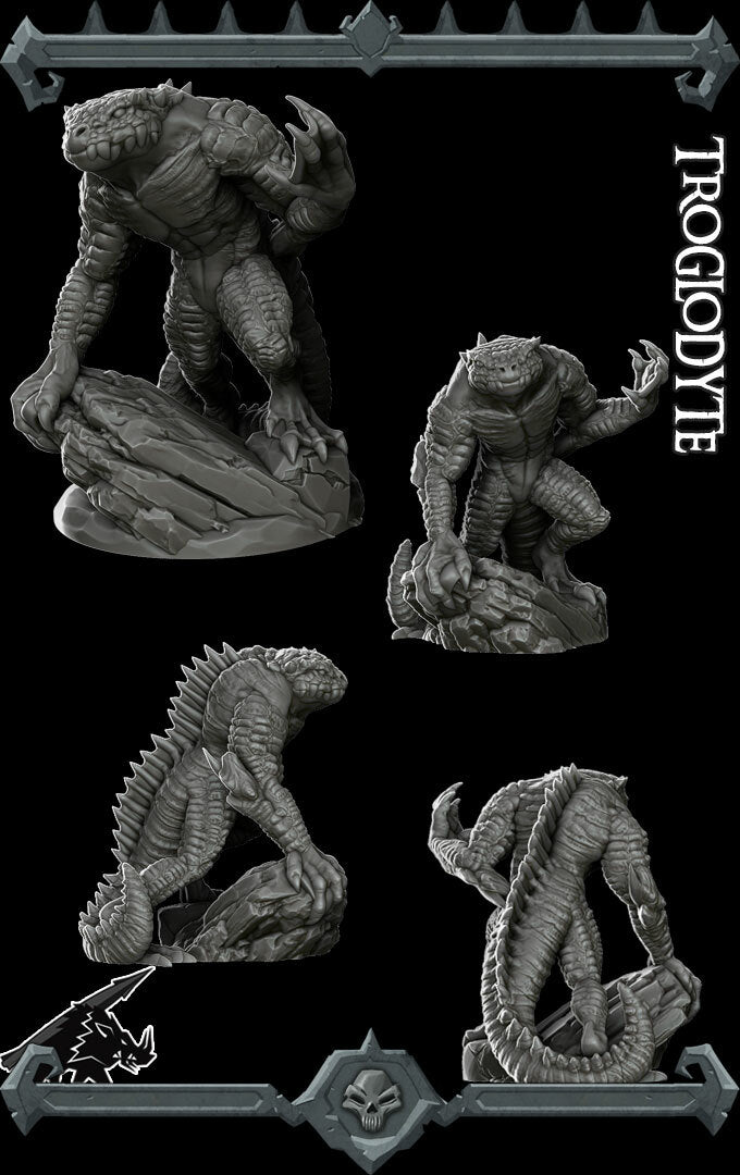 TROGLODYTE - Miniature | All Sizes | Dungeons and Dragons | Pathfinder | War Gaming