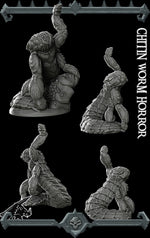 CHITIN WORM HORROR - Miniature | Dungeons and dragons | Cthulhu | Pathfinder | War Gaming