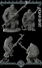 OCEAN GIANT - Miniature | All Sizes | Dungeons and Dragons | Pathfinder | War Gaming