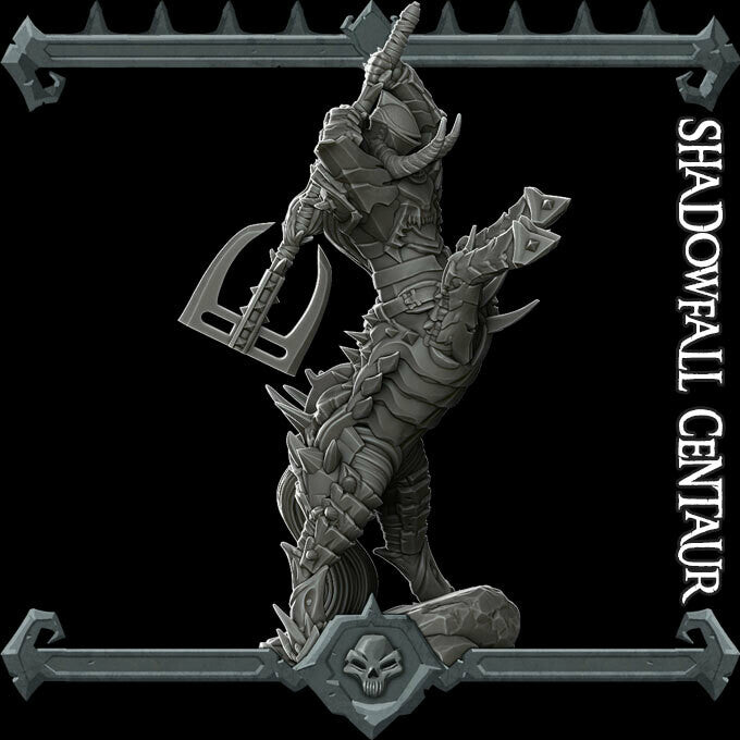 SHADOWFALL CENTAUR - Miniature | All Sizes | Dungeons and Dragons | Pathfinder | War Gaming