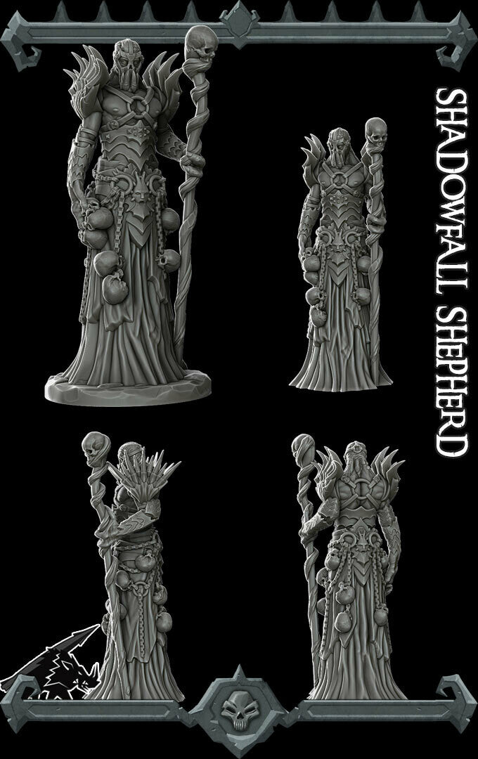 SHADOWFALL SHEPHERD - Miniature | All Sizes | Dungeons and Dragons | Pathfinder | War Gaming