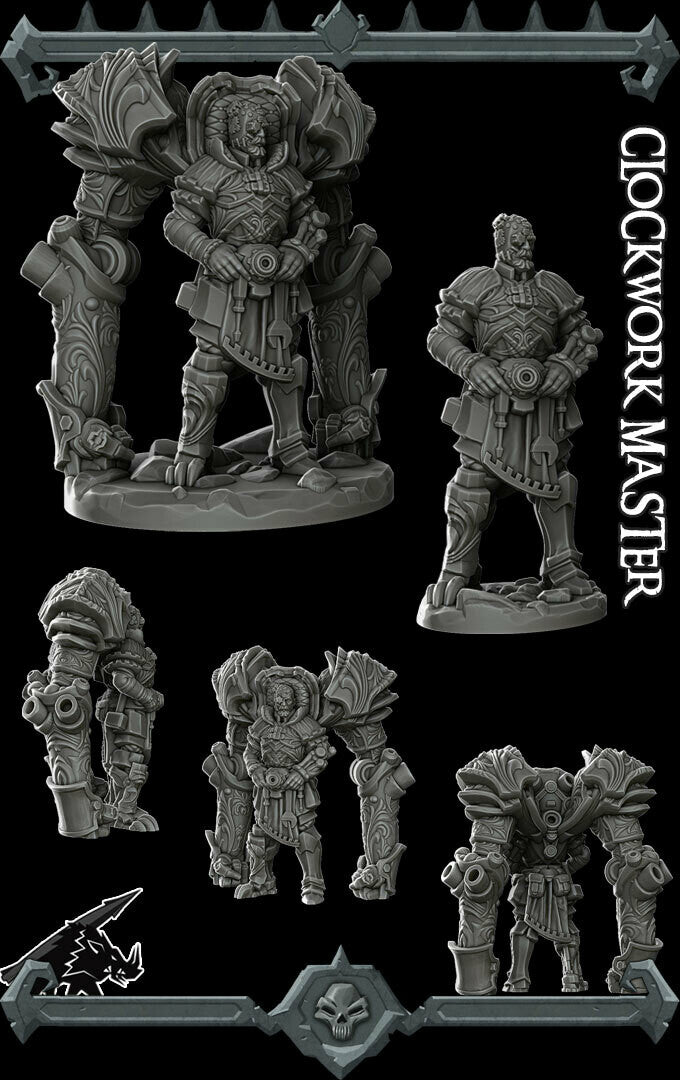 CLOCKWORK MASTER - Miniature | Dungeons and dragons | Cthulhu | Pathfinder | War Gaming