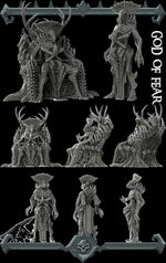 GOD OF FEAR - Miniature | All Sizes | Dungeons and Dragons | Pathfinder | War Gaming