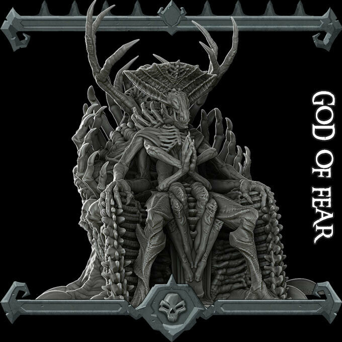 GOD OF FEAR - Miniature | All Sizes | Dungeons and Dragons | Pathfinder | War Gaming
