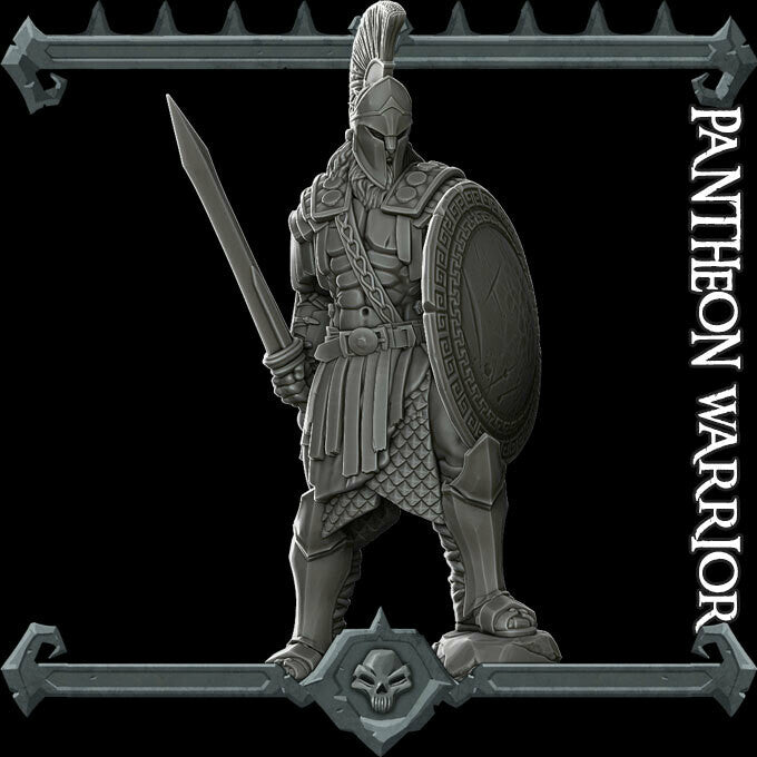 PANTHEON WARRIOR - Miniature | Dungeons and dragons | Cthulhu | Pathfinder | War Gaming