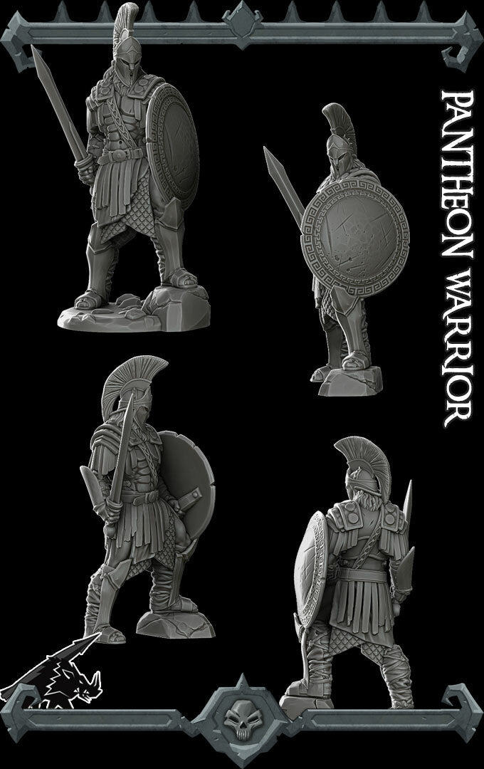 PANTHEON WARRIOR - Miniature | Dungeons and dragons | Cthulhu | Pathfinder | War Gaming