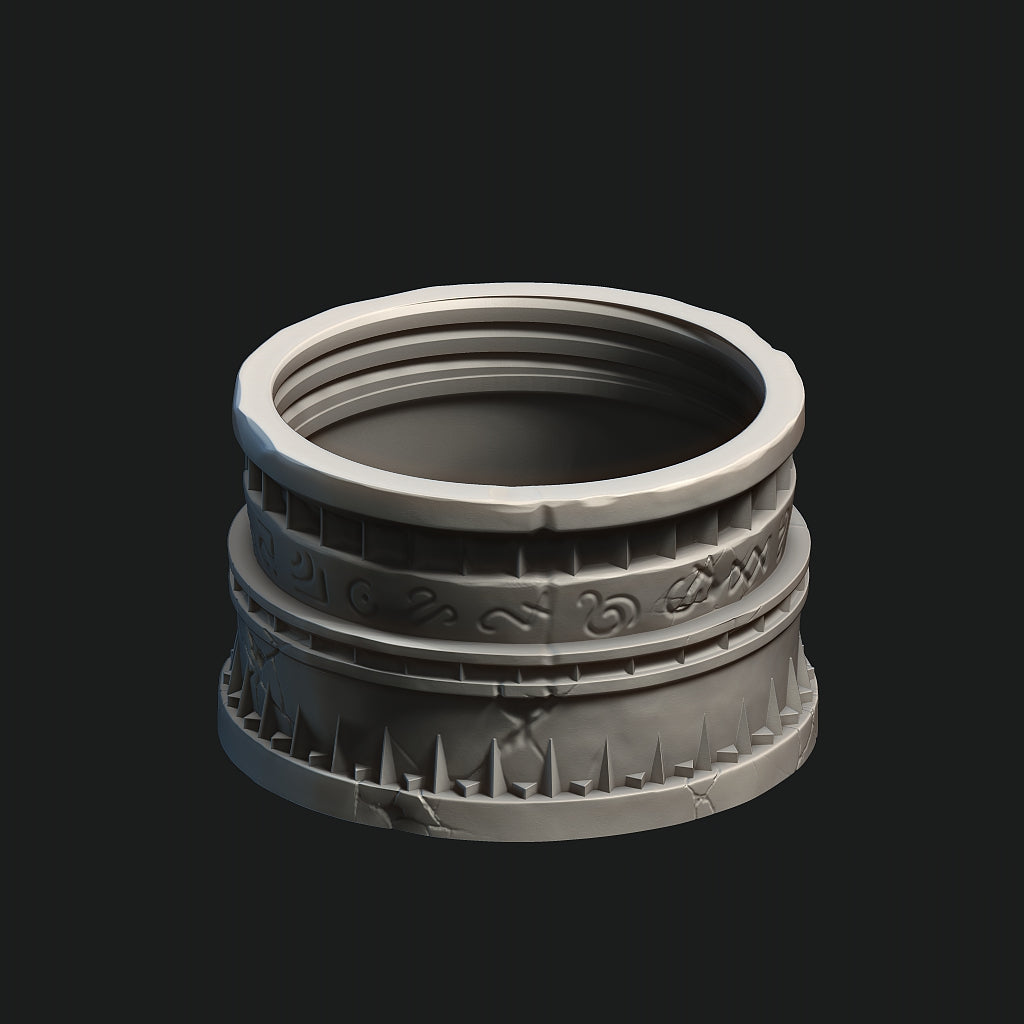 Warlock Themed Dice Box Storage Container