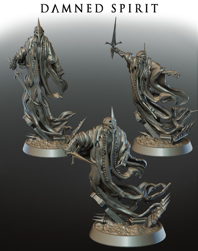 Damned Spirit | 32mm Scale Resin Model | From the Lost Souls Collection