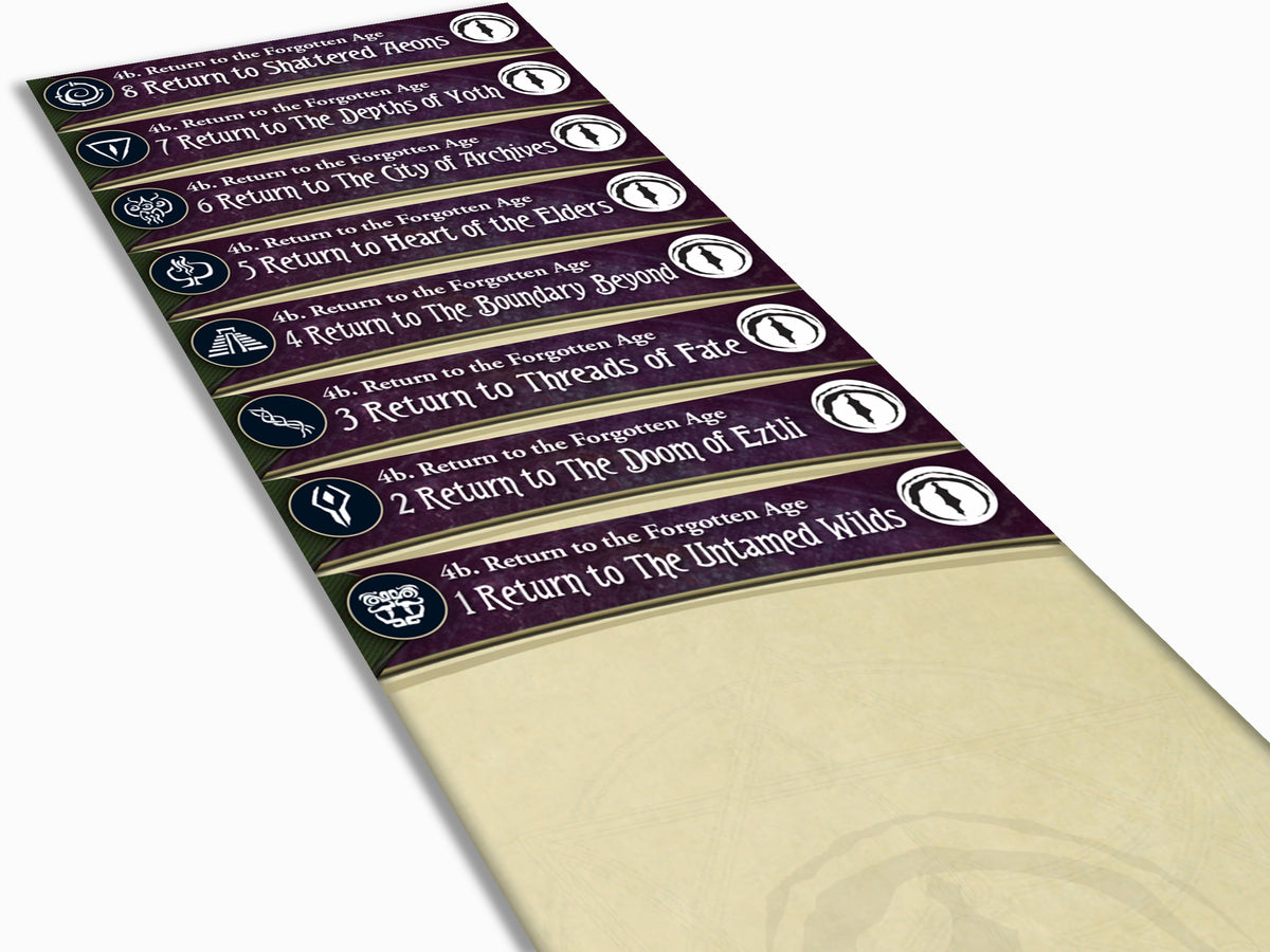 Return To The Forgotten Age - Arkham Horror LCG Deck Box Dividers