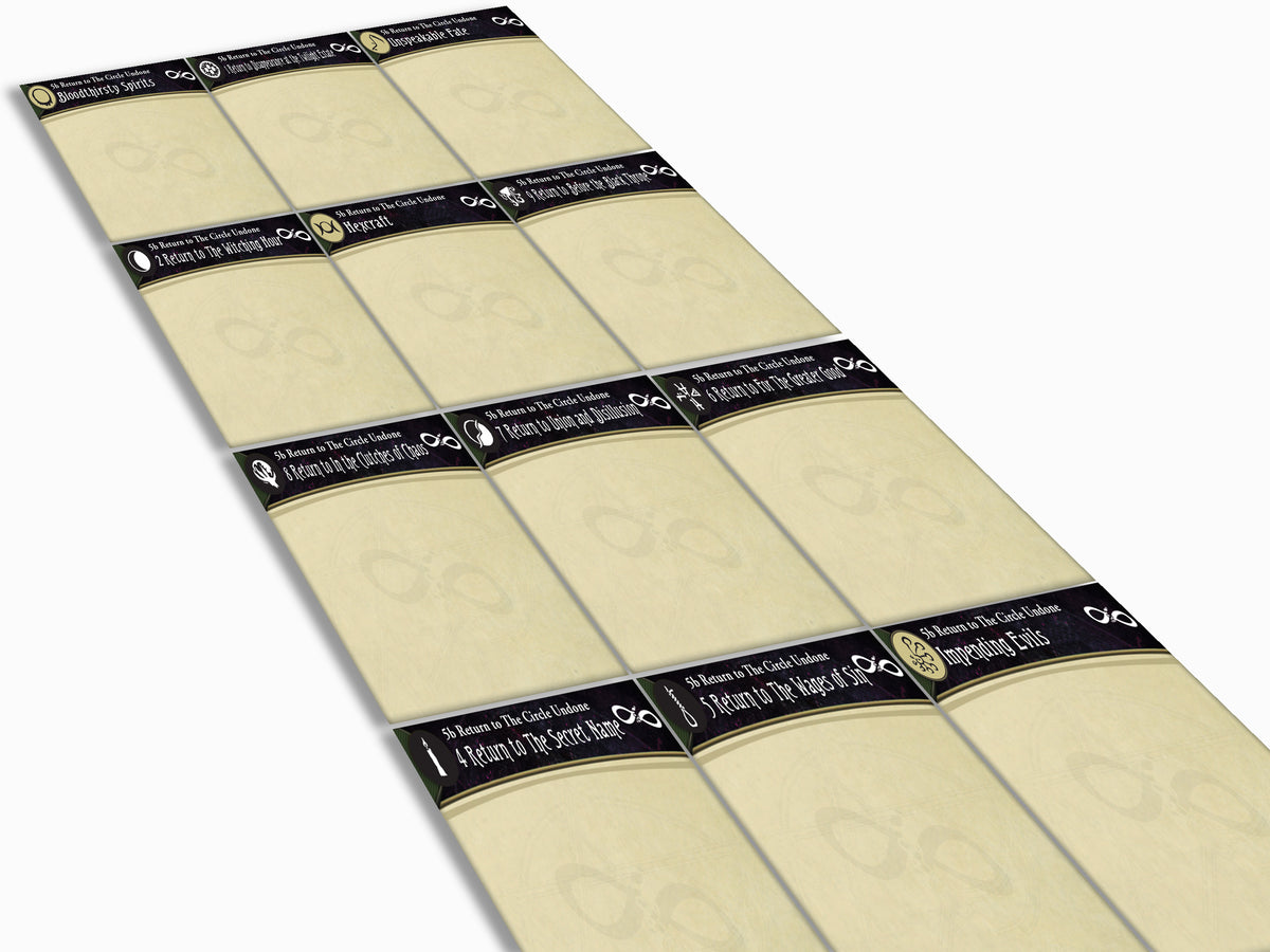 Return to The Circle Undone - Arkham Horror LCG Deck Box Dividers