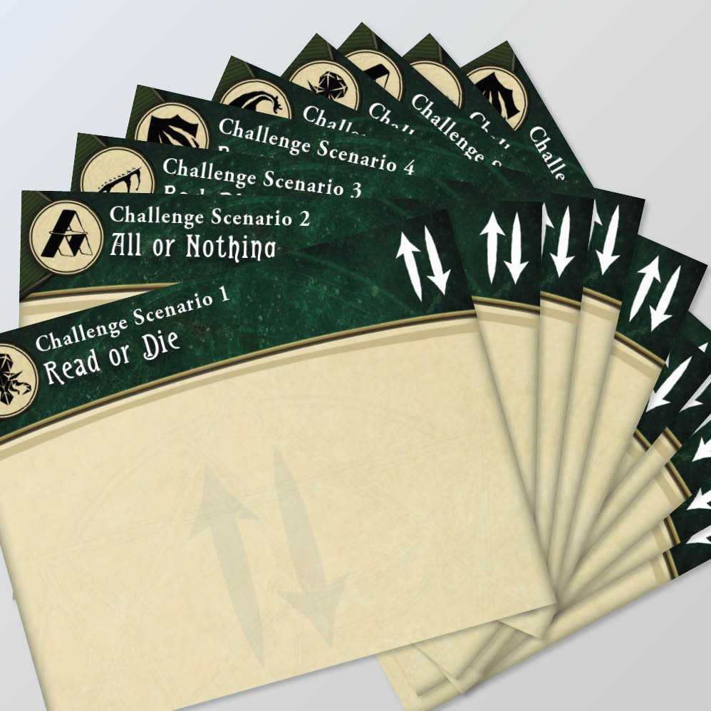 Challenge Scenarios 1-7 Arkham Horror LCG Deck Box Dividers Paragon Star Challenge Scenarios 1-7 Arkham Horror LCG Deck Box Dividers Paragon Star