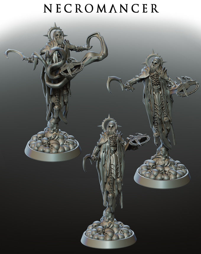 Necromancer | 32mm Scale Resin Model | From the Lost Souls Collection
