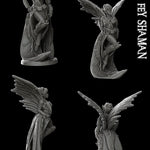 FEY SHAMAN - Miniature | All Sizes | Dungeons and Dragons | Pathfinder | War Gaming