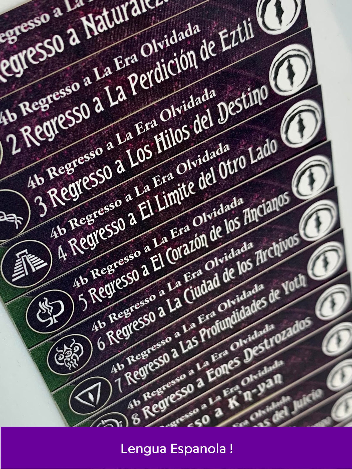 Regresso a La Era Olividada ArkhamHorror El juego de cartas Separadores Española !
