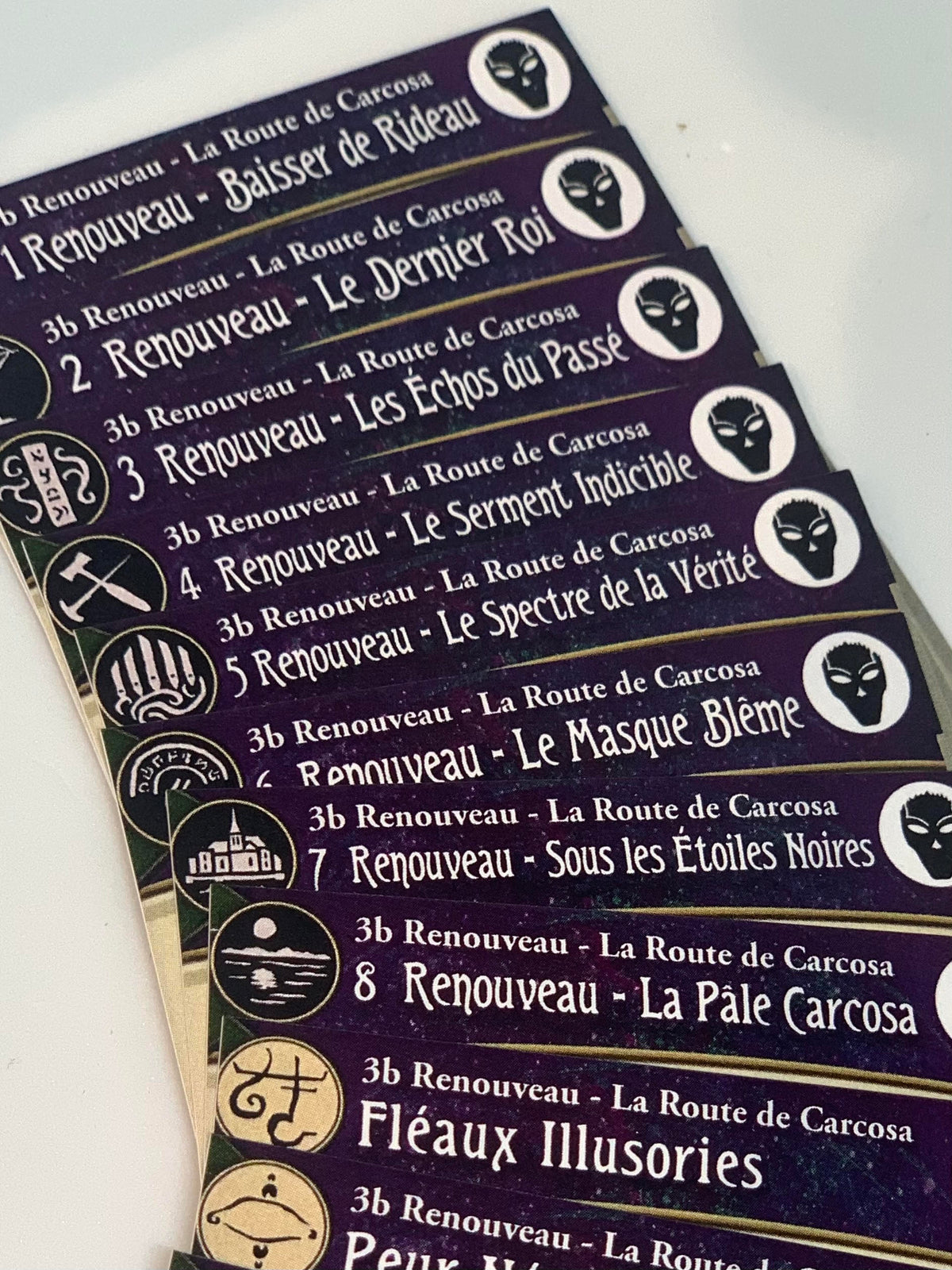 Renouveau - La Route de Carcosa : Horreur à Arkham JCE - Intercalaires - Langue Française