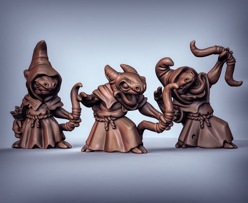 Cave Kobold - Bows Resin Miniature for DnD | Tabletop Gaming