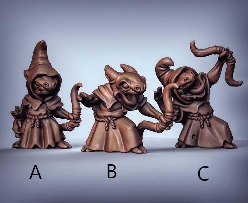 Cave Kobold - Bows Resin Miniature for DnD | Tabletop Gaming