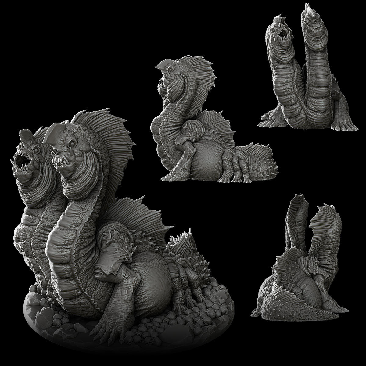 DRACORSISK - Miniature | All Sizes | Dungeons and Dragons | Pathfinder | War Gaming