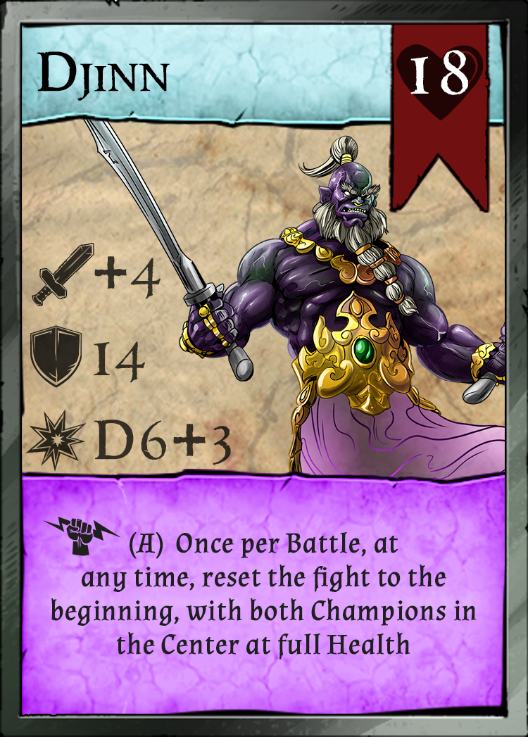 Djinn (Genie) - Pit Fighter Champion Miniature