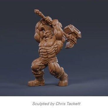 Dwarf Slayer - Pit Fighter Champion Miniature