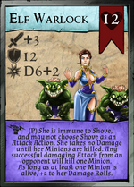 Elf Warlock - Pit Fighter Champion Miniature