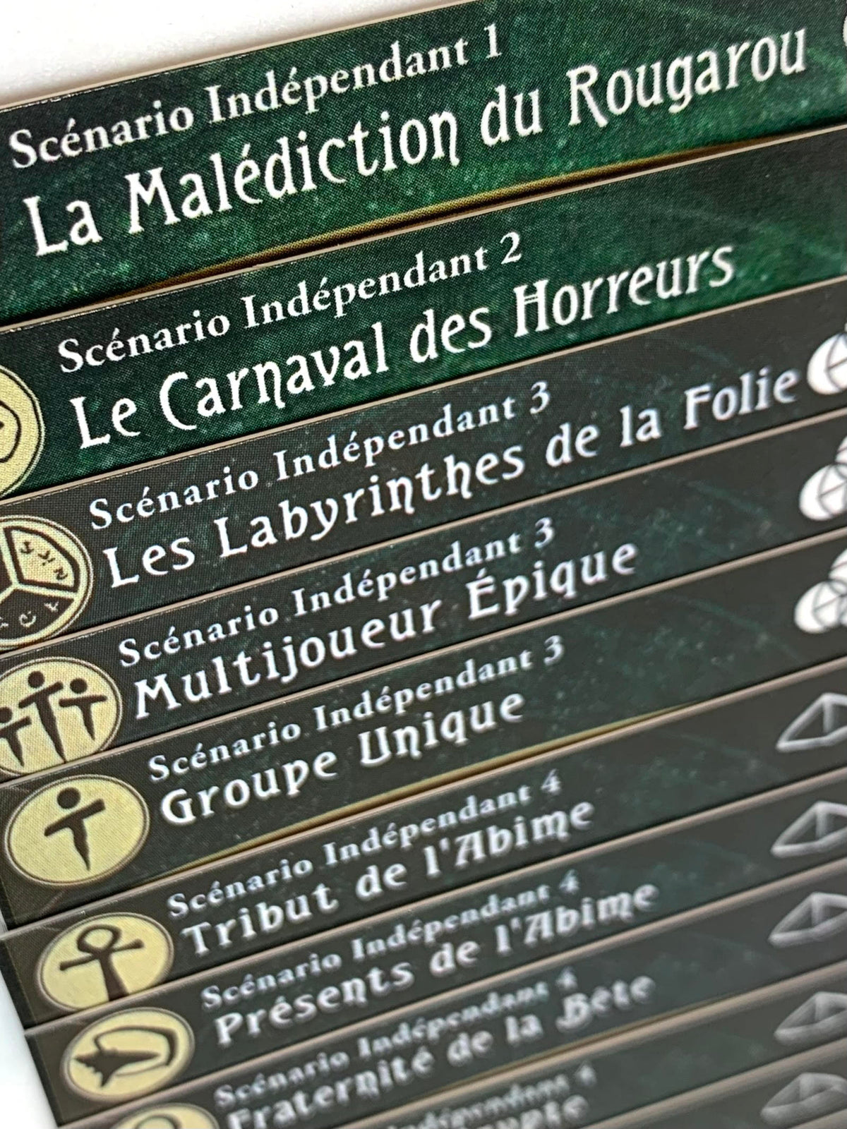 Scénario Indépendant : Horreur à Arkham JCE - Intercalaires -Langue Française