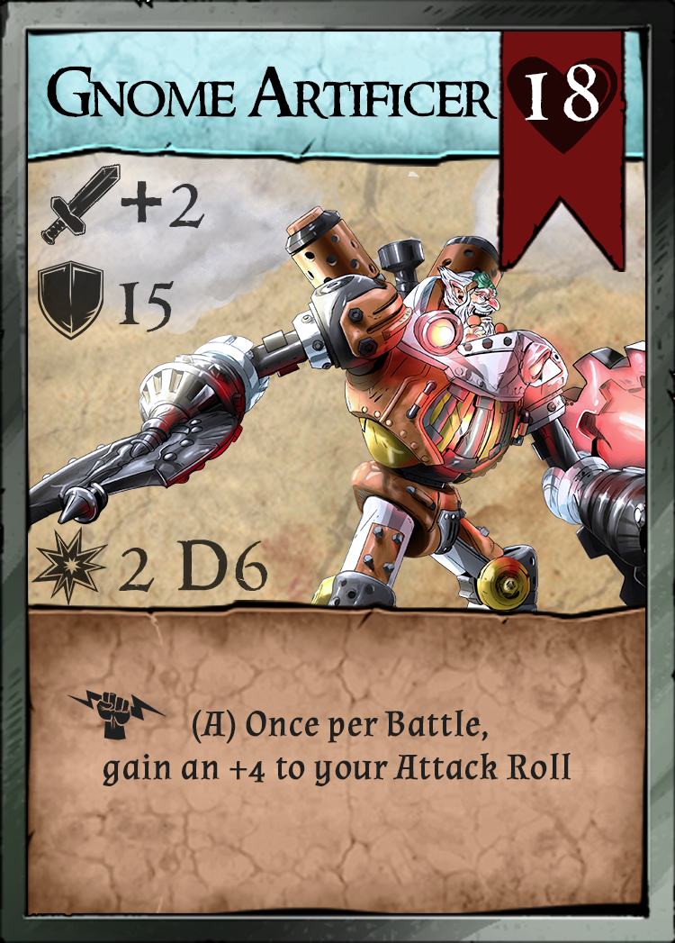 Gnome Artificer - Pit Fighter Champion Miniature