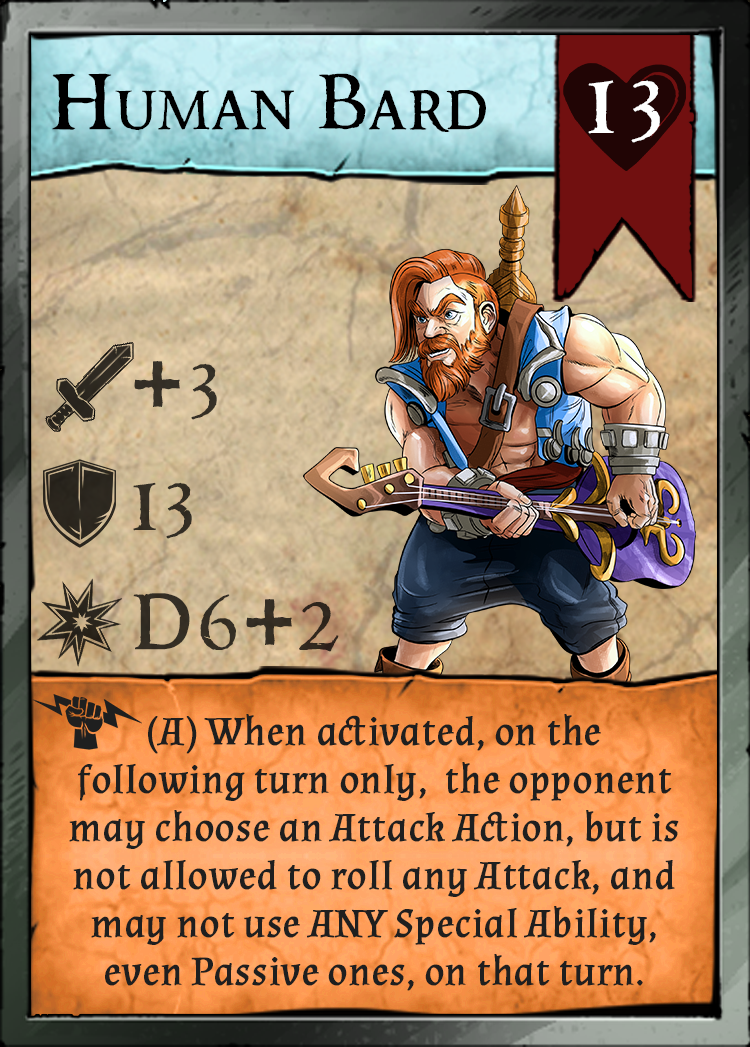 Human Bard - Pit Fighter Champion Miniature