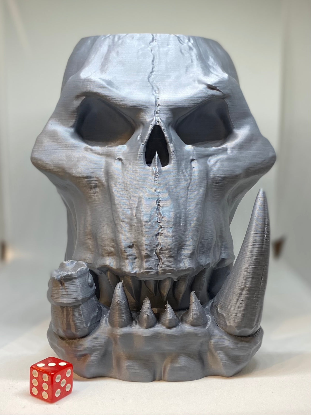 The Orc Skull Themed Mythic Mug with FREE Insert/Riser