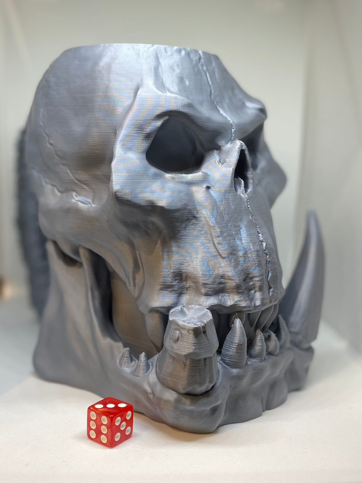 The Orc Skull Themed Mythic Mug with FREE Insert/Riser