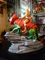 He-Man and Battlecat - Masters Of The Universe - UNPAINTED Large Scale Model Kit