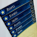 Assets, Events, Skills Expansion Dividers - Arkham Horror LCG Deck Box Dividers
