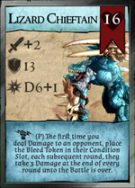 Lizardman Chieftain - Pit Fighter Champion Miniature