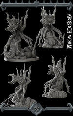 AVOLOCH WORM - Miniature Model | All Sizes | Dungeons and Dragons | Pathfinder | War Gaming